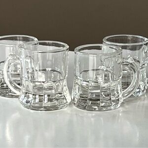VTG Federal Glass miniature (toy) shot glasses set/4